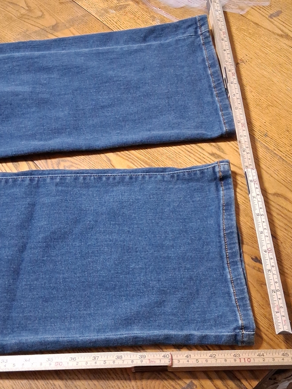 JUDY BLUE Jeans Womens 9 / 29 BLUE WIDE LEGS Denim Preowned Used - Picture 2 of 6